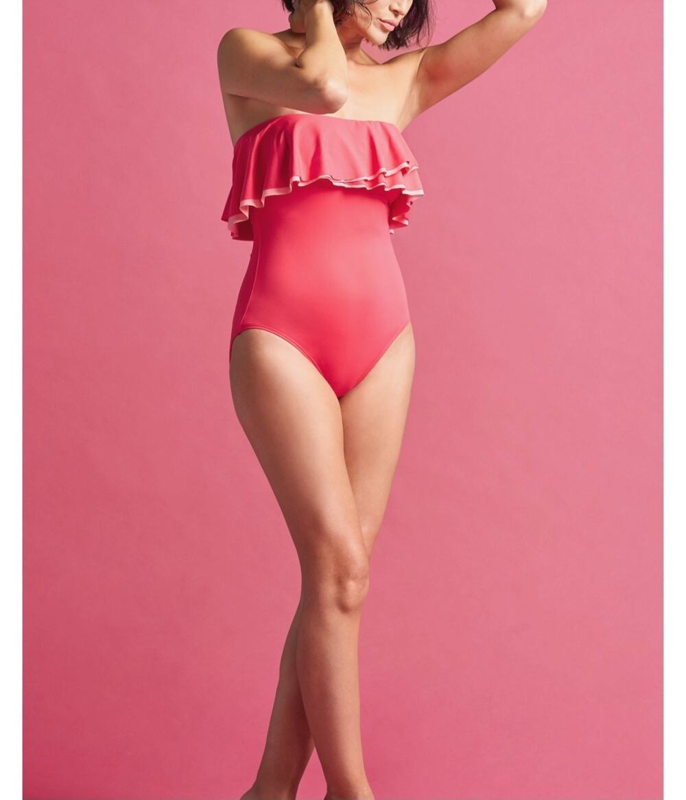 Coco Reef Women's Contours Ruffled Tummy-Control Swimsuit Size 12/36C - Picture 1 of 8